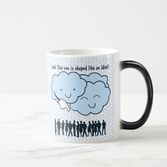 Taza Mágica La nube imita el dibujo animado divertido de las (Derecha)