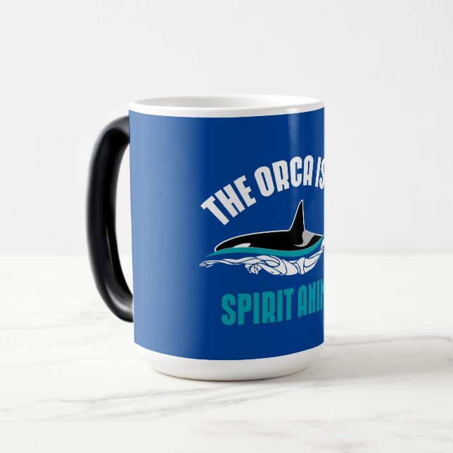 Taza Mágica La Orca es mi animal espiritual (Anverso izquierdo)