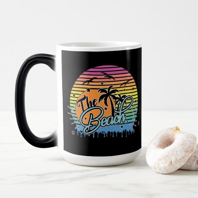 Taza Mágica La Playa (Con donut)