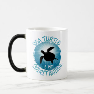 Taza Mágica La tortuga marina es mi animal espiritual