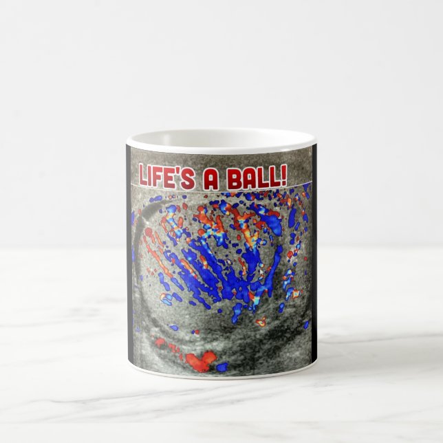 Taza Mágica La vida es una bola (Centro)