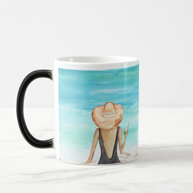 Taza Mágica ladie en la playa (Izquierda)