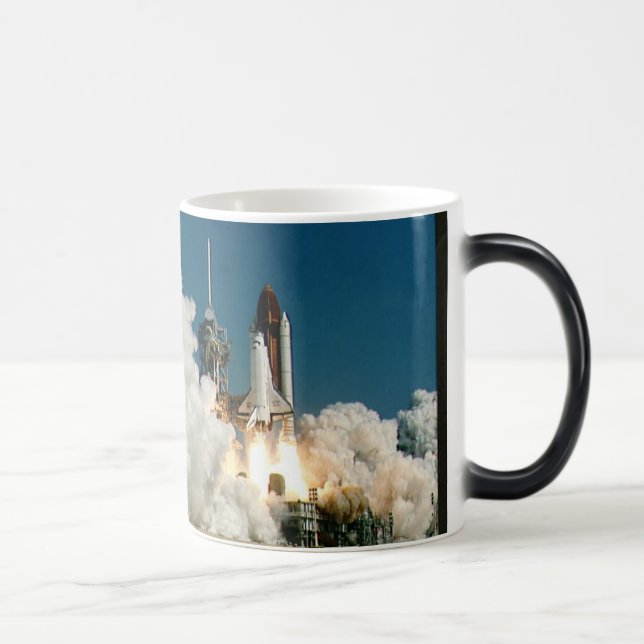 Taza Mágica Lanzamiento del transbordador espacial de la NASA, (Derecha)