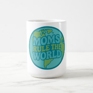 Taza Mágica Las mamás dominan el mundo Groovy Globe