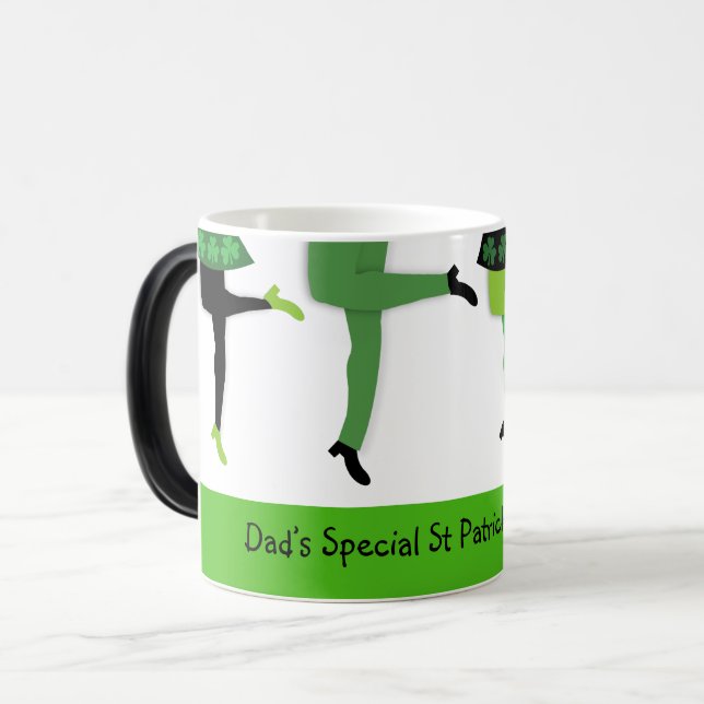 Taza Mágica Las piernas de los bailarines irlandeses del Día d (Anverso izquierdo)