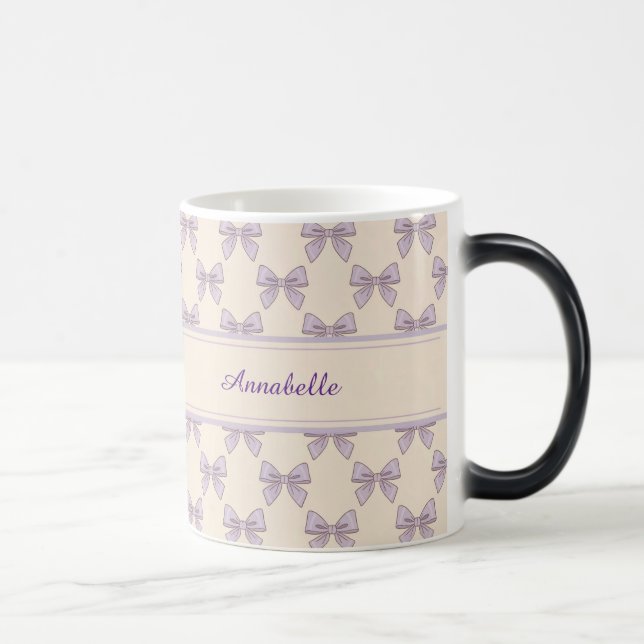 Taza Mágica Lavender Girls Hair Bows Annabelle Mug (Derecha)