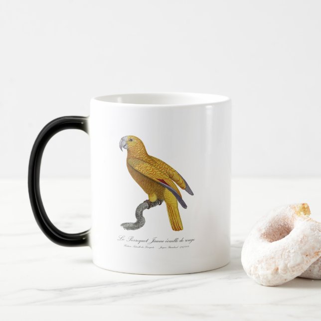 Taza Mágica Le Perroquet Jaune ecaille de rouge (Con donut)