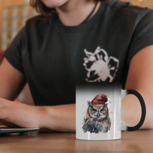 Taza Mágica Lechuza de invierno encantada