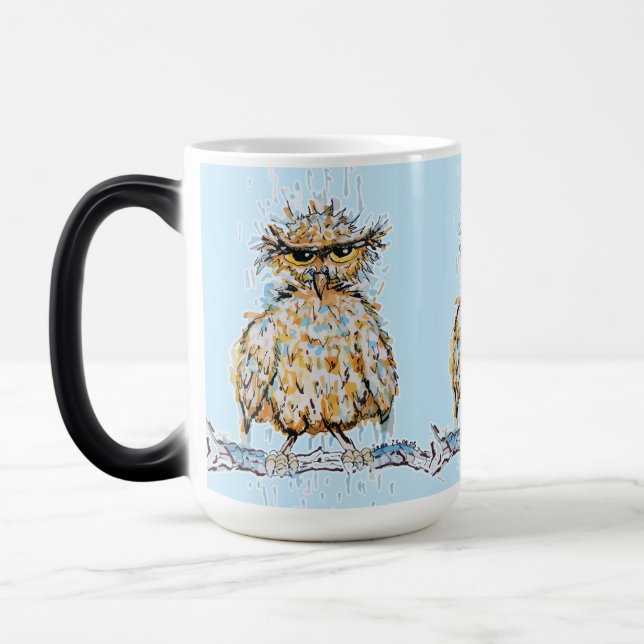 Taza Mágica Lechuza húmeda Grumpy (Izquierda)