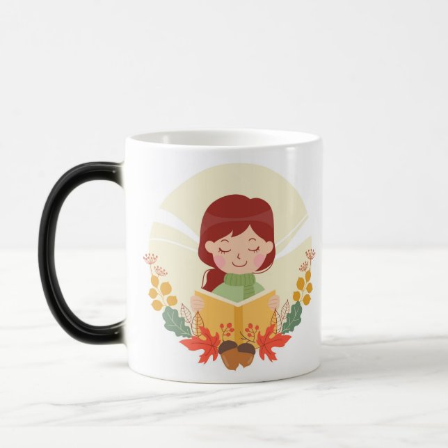 Taza Mágica Lector de otoño (Izquierda)