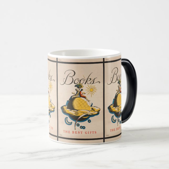 Taza Mágica Lectura de libros antiguos - Escape literario inma (Anverso derecho)