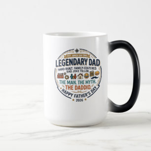 Taza Mágica Legendario Papá Desde el Día del Padre Paternidad