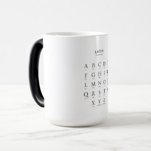 Taza Mágica Lenguaje alfabético latino