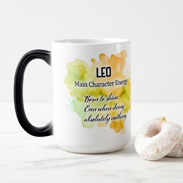 Taza Mágica Leo (Con donut)