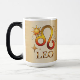 Taza Mágica Leo Zodiac Sign Glyph Morphing Mug