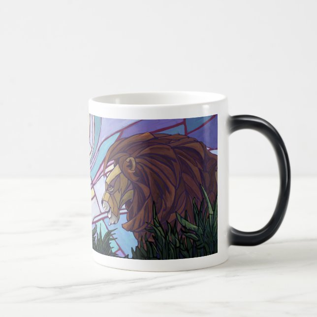 Taza Mágica León Rey y Cubos (Derecha)