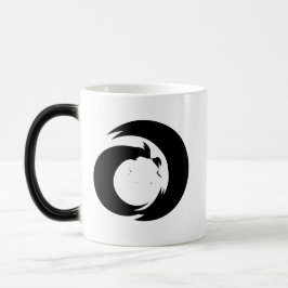 Taza Mágica Letra estilizada "A" Monograma Arte Moderno