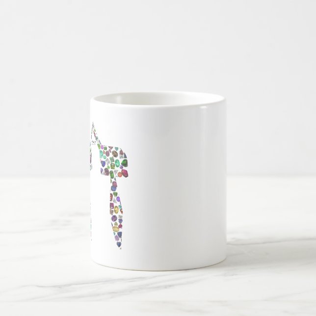Taza Mágica Letra hebrea 'CHET' (Centro)
