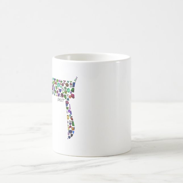 Taza Mágica Letra hebrea dalet (Centro)