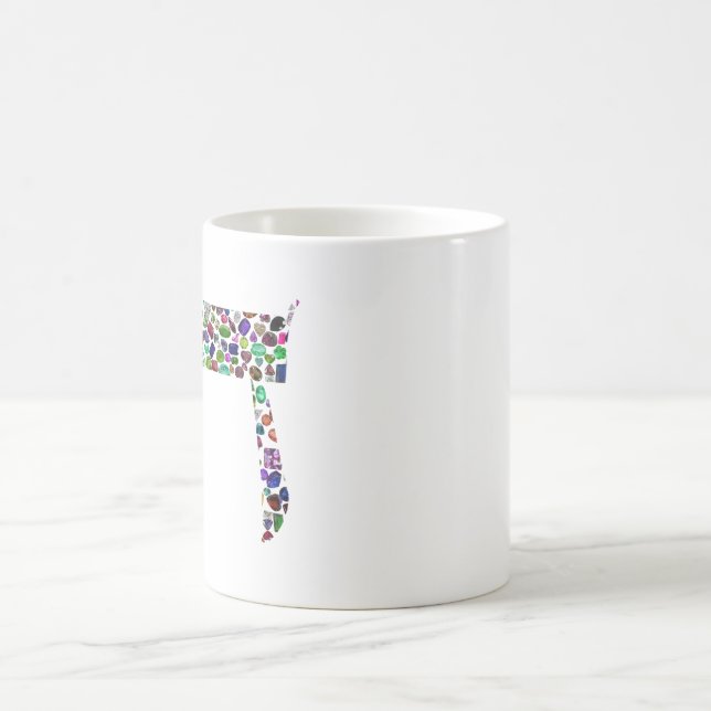 Taza Mágica Letra hebrea HEY (Centro)