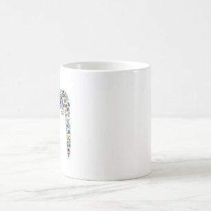 Taza Mágica Letra hebrea vAV
