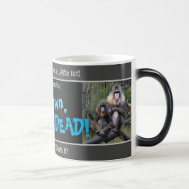 Taza Mágica Levantar, mono muerto - ¡tonto traducido alemán!