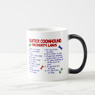Taza Mágica Leyes 2 de la propiedad del COONHOUND de BLUETICK