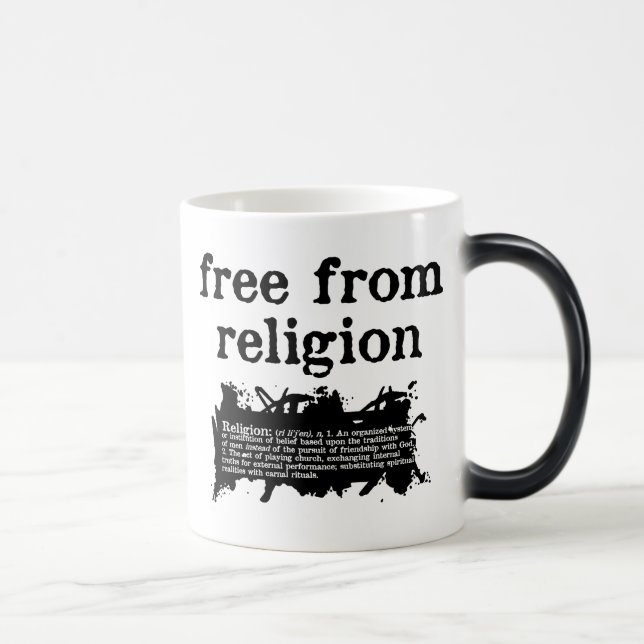 Taza Mágica Libre de la religión que cambia el calor (Derecha)