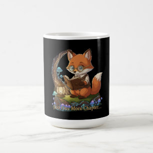 Taza Mágica Librero Zorro Adorable "Solo Un Capítulo Más" Capr