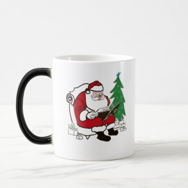 Taza Mágica libro de niños buenos de Santa (Izquierda)