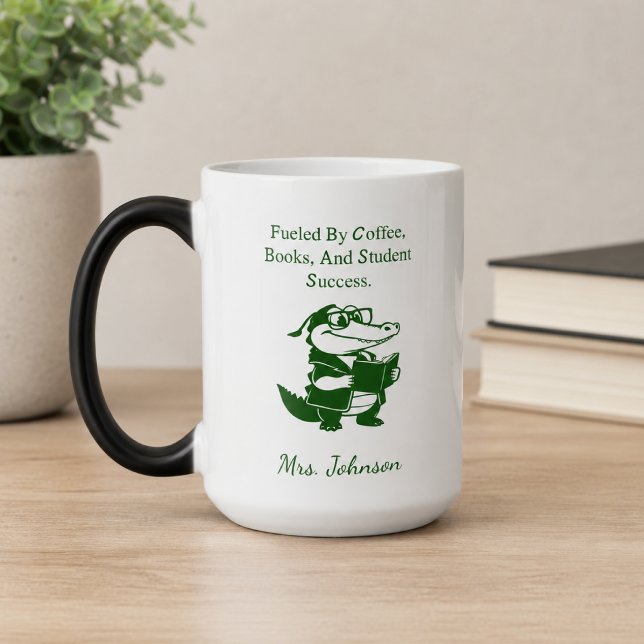 Taza Mágica Libros de café Éxito estudiantil Vida de profesor  (Subido por el creador)