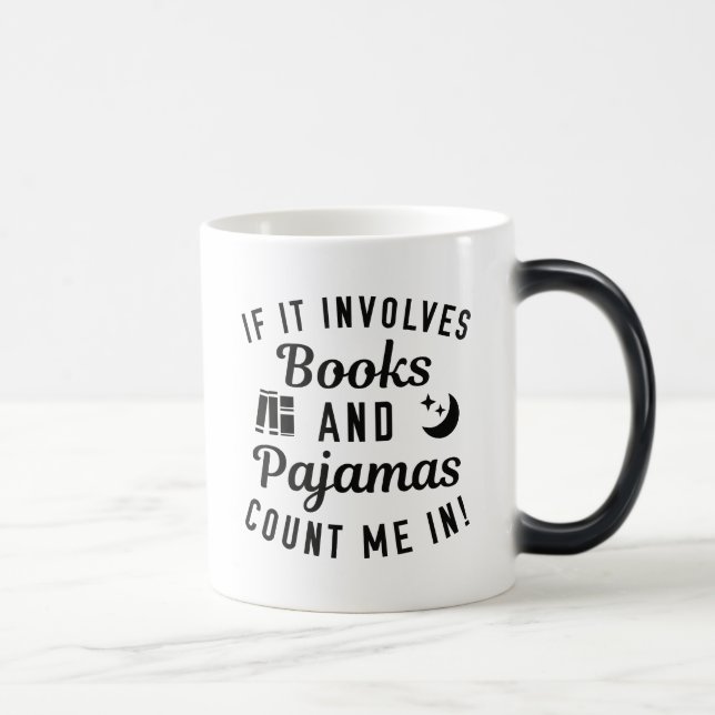 Taza Mágica Libros Y Pajamas (Derecha)