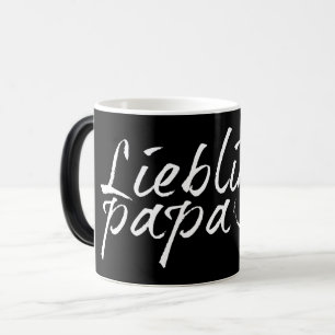 Taza Mágica Lieblingspapa - weißer Schriftzug 00001