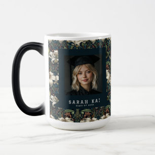 Taza Mágica Lilios de Moda Floral Año de Graduación