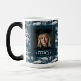 Taza Mágica Lindas Calas Florales Café para Graduados
