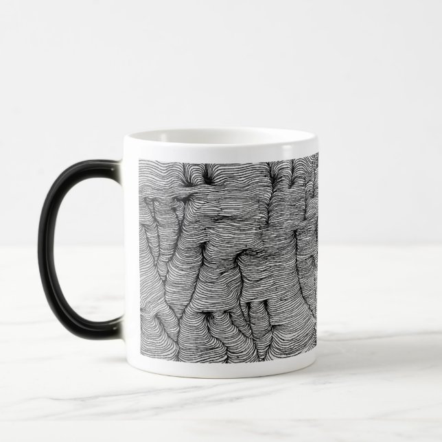 Taza Mágica Líneas abstractas (Izquierda)