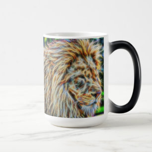 Taza Mágica Lión fractal