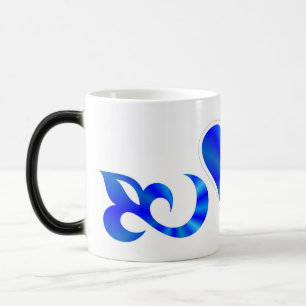 Taza Mágica Lirio cardíaco arcoiris y mariposa