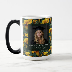 Taza Mágica Lirios Calla Bold Floral Regalo de Graduación Son