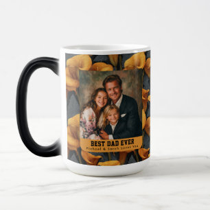 Taza Mágica Lirios Calla Botánico Tributo Abuelo Abuelo