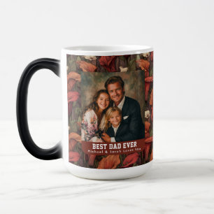 Taza Mágica Lirios Calla Flor Orgulloso Papá Celebración Pop