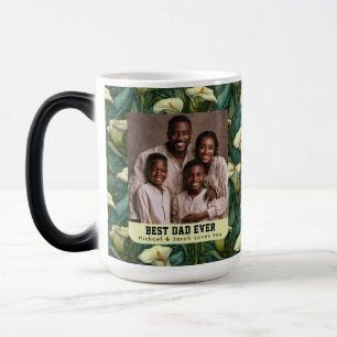 Taza Mágica Lirios Calla Flor Padre Por Ser Lujo