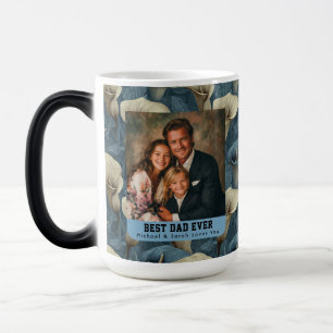 Taza Mágica Lirios Calla Flor Papá Retro