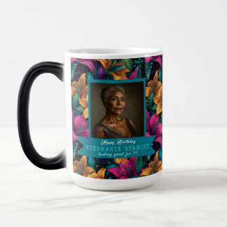 Taza Mágica Lirios Personalizables Brillan Fiesta de Verano