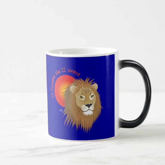 Taza Mágica Liun 23 fanadur fin 22 avust Tasse (Derecha)