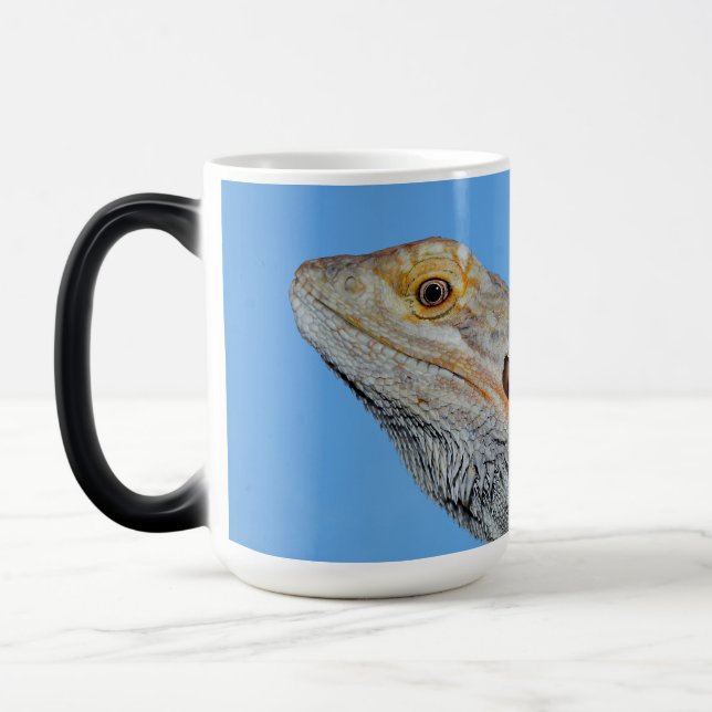 Taza Mágica Lizard gris y media luna (Izquierda)