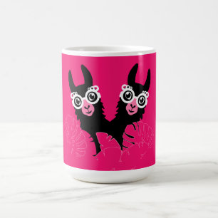 Taza Mágica Llama Sisters