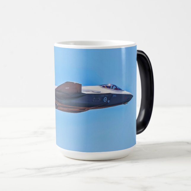 Taza Mágica Lockheed Martin F-35A Lightning II Magic Mug (Anverso derecho)