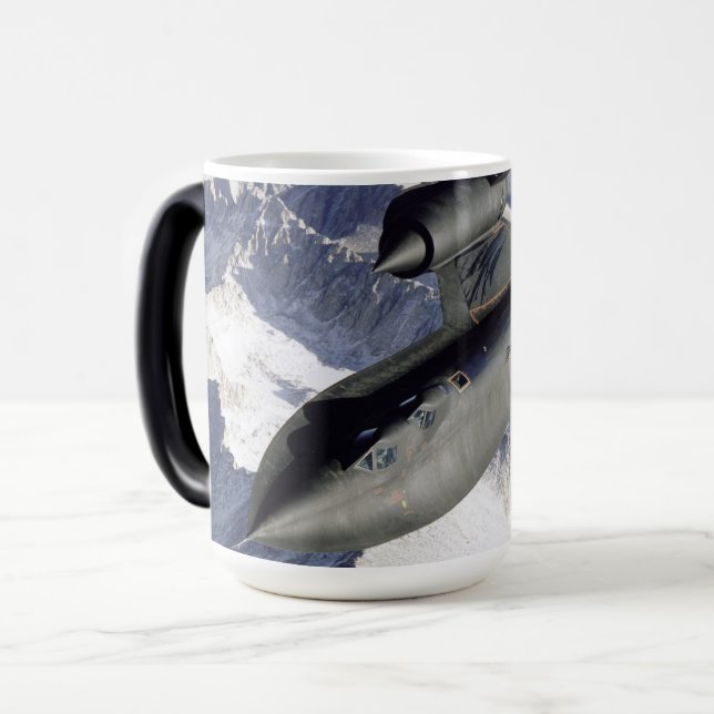 Taza Mágica Lockheed SR-71B Blackbird (Anverso izquierdo)