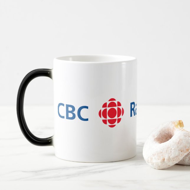 Taza Mágica Logo de CBC/Radio-Canadá - Morphing Mug (Con donut)